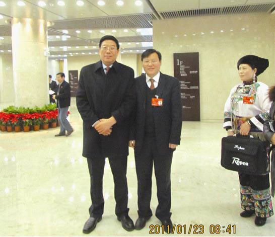 湖南省人民政府省長徐守盛與董事長王五星合影！
